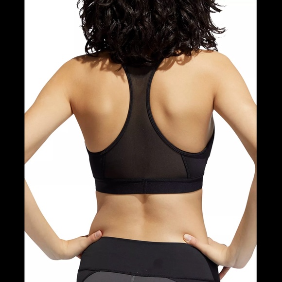 NEW Adidas [ XS‎ ] Don't Rest Alphaskin Racerback Sports Bra Black - Picture 10 of 10
